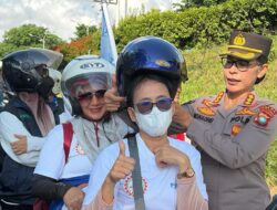 Polda Kepri Bagikan 200 Helm Gratis untuk Pekerja saat May Day 2026