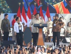 Presiden Prabowo Hadiri Peringatan May Day 2026 di Monas Jakarta