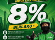 GoTo dan Grab Resmi Terapkan Potongan Tarif Ojol 8 Persen Mulai 1 Juli 2026