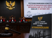 MK Ingatkan DPR dan Pemerintah: UU Ketenagakerjaan Baru Harus Rampung Sebelum 31 Oktober 2026