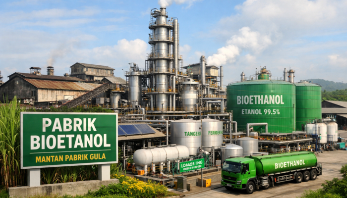 Indonesia Siapkan Pabrik Gula Fleksibel Ala Brasil untuk Dukung Program Bioetanol E10–E20