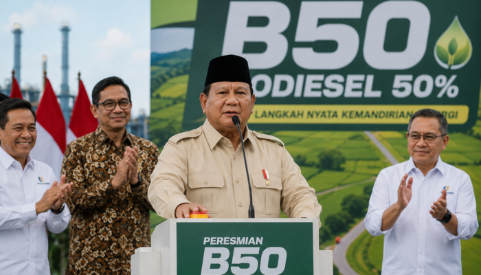 B50 Jadi Tonggak Kemandirian Energi, Prabowo Targetkan Bangun Hingga 50 Pabrik Bioetanol
