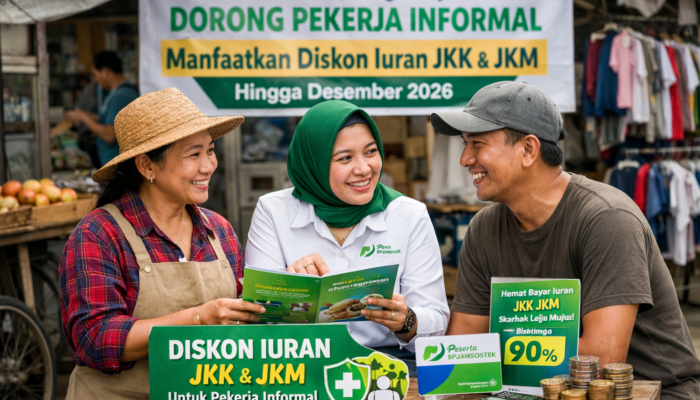 BPJS Ketenagakerjaan Dorong Pekerja Informal Manfaatkan Diskon Iuran JKK dan JKM hingga Desember 2026