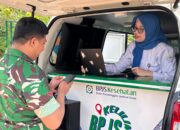 BPJS Keliling Sambangi Yonif 136 Tuah Sakti, Permudah Layanan JKN bagi Prajurit dan Warga