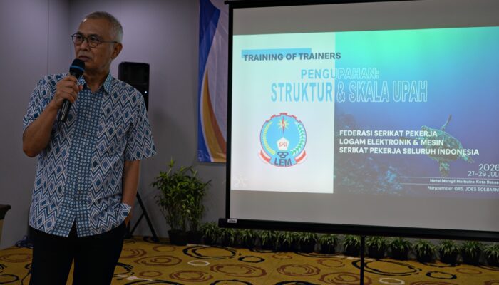 Training of Trainer Evaluasi Jabatan Bahas Penyusunan Struktur dan Skala Upah Berbasis Job Evaluation