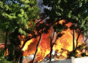 Bangunan Tempat Tinggal Pekerja dan Gudang Kayu di Depok Ludes Terbakar, Diduga Akibat Korsleting Listrik