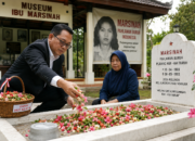 HUT ke-81 RI, Hakim PHI Ziarah ke Makam Pahlawan Nasional Marsinah