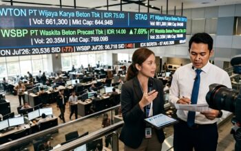 Jumlah Investor WTON dan WSBP Turun Tipis per Juli 2026, Saham Kompak Bergerak Positif