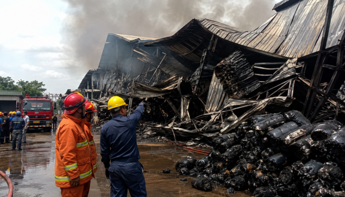 Ratusan Pekerja Pabrik Kemasan di Purwakarta Terancam Kehilangan Pekerjaan Pasca Kebakaran