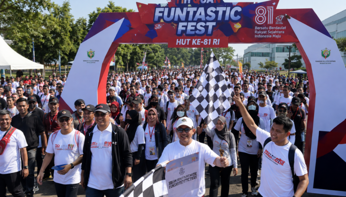 Ratusan Buruh di KITB Meriahkan HUT Ke-81 RI Lewat Yih Quan Funtastic Fest