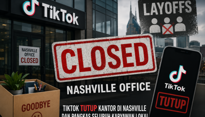 Gelombang PHK Hantam Raksasa Teknologi, TikTok Tutup Kantor di Nashville dan Pangkas Seluruh Karyawan Lokal