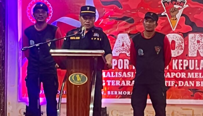 Rakorda BAPOR LEM Kepri, Saiful Badri Tekankan Disiplin dan Kaderisasi Generasi Penerus Organisasi