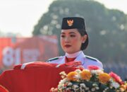 Siswi Anak Buruh Dipercaya Jadi Pembawa Baki Paskibraka HUT ke-81 RI di Belitung