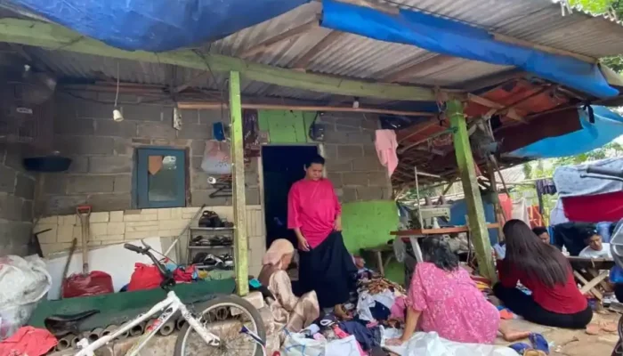 Rumah Susanah Dipasangi Garis Polisi Usai Viral Disebut Buruh Pengupas Bawang Rp700 Ribu per Kilogram