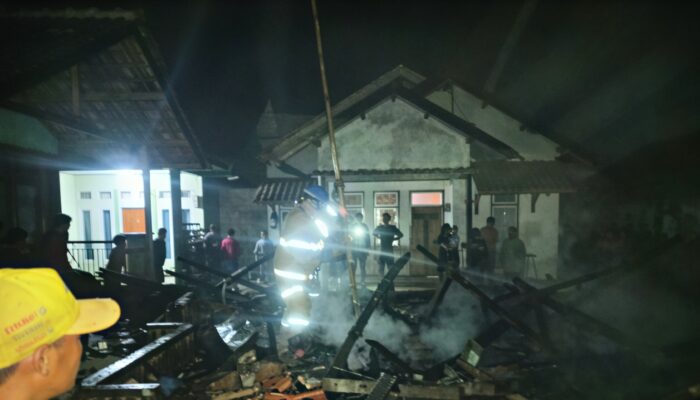 Gas LPG 3 Kg Bocor, Rumah Panggung Buruh di Cigedug Garut Ludes Terbakar