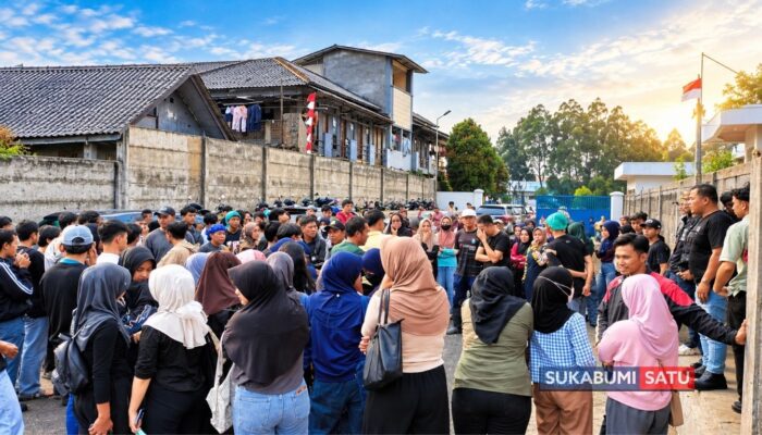 Ratusan Buruh PT Kartika Sari Sukabumi Demo, Soroti Upah, BPJS hingga Shift Malam Pekerja Perempuan