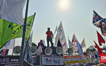 Wakil Ketua DPR Temui Massa KBPBI, Buruh Soroti Sistem Kerja Kontrak dan Magang