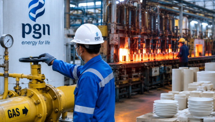 Pasokan Gas PGN Dibatasi 78 Persen, Industri Kaca dan Keramik Khawatir Produksi hingga PHK