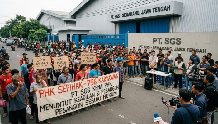 756 Karyawan PT SGS di Kabupaten Semarang Terkena PHK hingga Agustus 2026