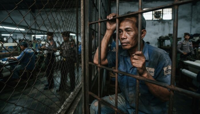 Dari Balik Tahanan, Mantan Karyawan PT NHM Perjuangkan Pesangon Rp1,8 Miliar