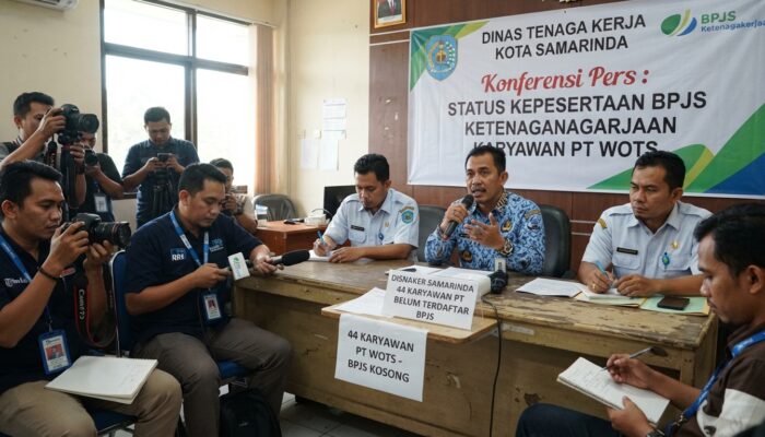 Disnaker Samarinda Belum Temukan Data BPJS 44 Karyawan PT WOTS