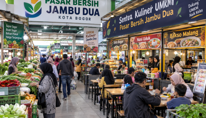 Pasar Bersih Jambu Dua Bogor Jadi Laboratorium UMKM Kuliner, Wadah Pelaku Usaha untuk Bangkit