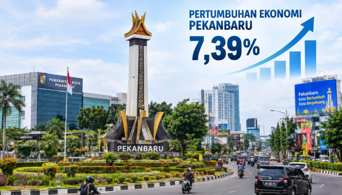 Ekonomi Pekanbaru Tumbuh 7,39 Persen, Perputaran Uang Terus Bergerak