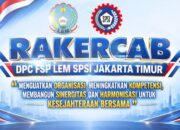 DPC FSP LEM SPSI Jakarta Timur Gelar Rakercab, Perkuat Organisasi dan Kompetensi PUK