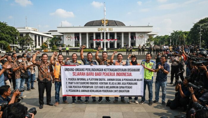 DPR Sahkan UU Pelindungan Ketenagakerjaan: Ini Rangkuman 13 Aturan Baru yang Lindungi Hak Pekerja