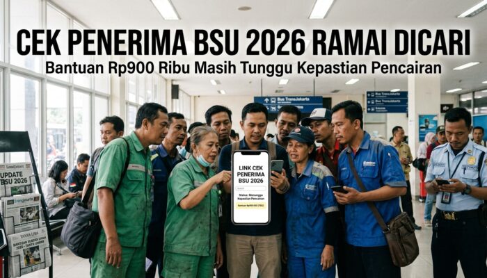 Link Cek Penerima BSU 2026 Ramai Dicari, Bantuan Rp900 Ribu Masih Tunggu Kepastian Pencairan