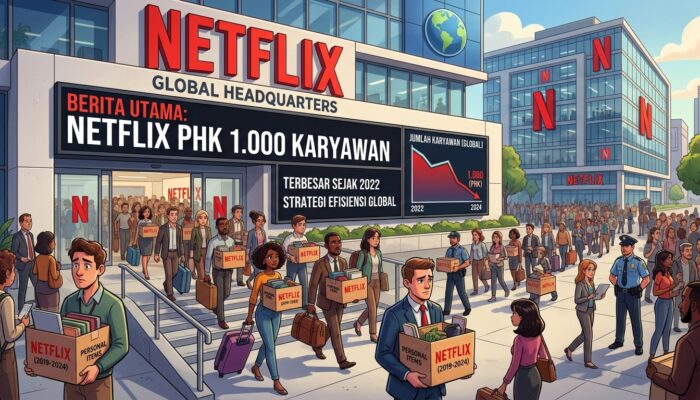 Netflix PHK 1.000 Karyawan, Terbesar Sejak 2022 di Tengah Strategi Efisiensi Global