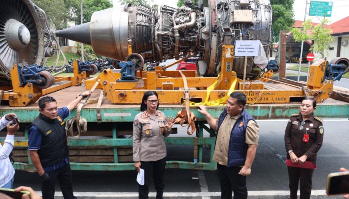 Tiga Mesin Pesawat Senilai Rp30 Miliar Diselundupkan dari Singapura ke Batam, Polda Kepri Tetapkan 4 Tersangka