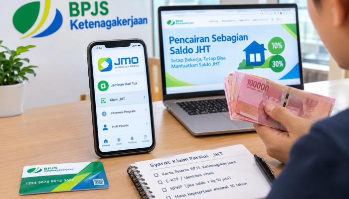 Tak Perlu Resign, Peserta BPJS Ketenagakerjaan Bisa Cairkan Sebagian Saldo JHT