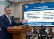Menaker Yassierli Paparkan 10 Poin Penting UU Pelindungan Ketenagakerjaan, dari Magang hingga Pesangon PHK