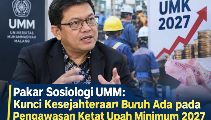 Pakar Sosiologi UMM: Kunci Kesejahteraan Buruh Ada pada Pengawasan Ketat Upah Minimum 2027