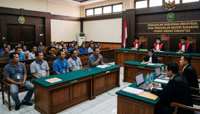 Sengketa PHK PT SGS Jombang Berlanjut di PHI, GAS-JP Tolak Pesangon 0,5 Kali Ketentuan