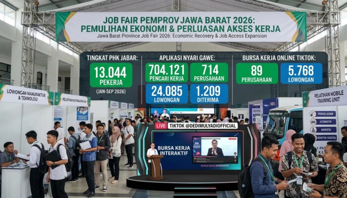 Tekan Angka Pengangguran akibat PHK, Pemprov Jabar Perluas Akses Kerja dan Gelar Pelatihan