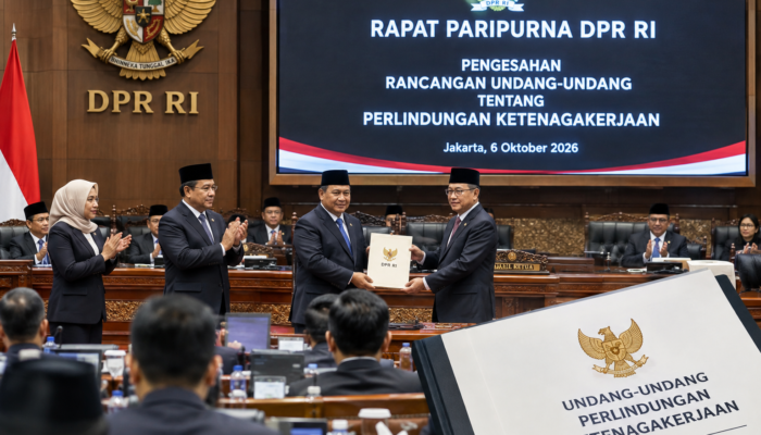 Skema Pesangon Pengali 0,5 Resmi Dihapus, UU Perlindungan Ketenagakerjaan Disahkan DPR